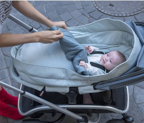Quinny Hubb Cocoon wkład From Birth do wózka Hubb Duo, Hubb, VNC - Graphite
