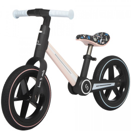 ROONY Skiddou składany lekki rowerek biegowy 2 lata + koła 12 cali - Keep Pink