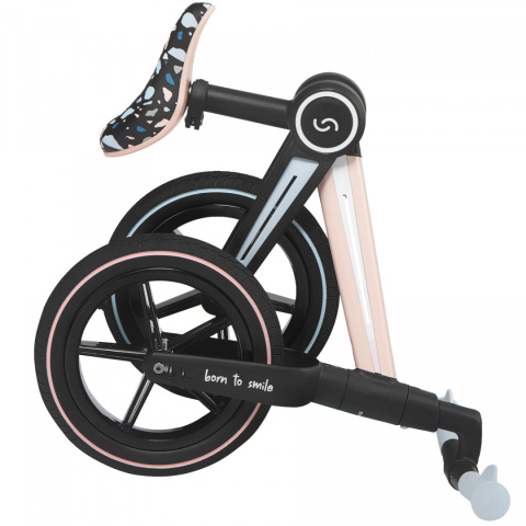RONNY Skiddou składany lekki rowerek biegowy 2 lata + koła 12 cali - Keep Pink