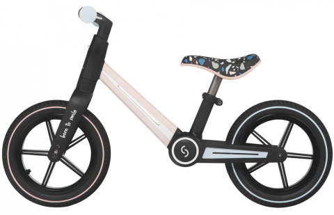 RONNY Skiddou składany lekki rowerek biegowy 2 lata + koła 12 cali - Keep Pink