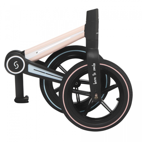 RONNY Skiddou składany lekki rowerek biegowy 2 lata + koła 12 cali - Keep Pink