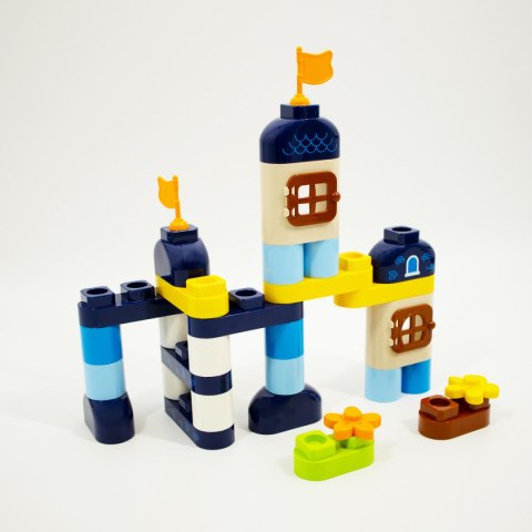 DOMEK Z KLOCÓW DLA MALUSZKA 34 EL.