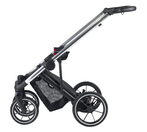 Jimmy SE Eco Leather Natoni 2w1 wózek wielofunkcyjny do 22 kg Polski Produkt - 200 Steel Silver