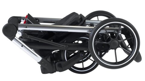 Jimmy SE Eco Leather Natoni 2w1 wózek wielofunkcyjny do 22 kg Polski Produkt - 200 Steel Silver