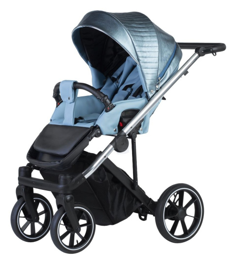 Jimmy SE Eco Leather Natoni 2w1 wózek wielofunkcyjny do 22 kg Polski Produkt - 203 Azure Blue