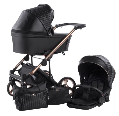 Jimmy SE Eco Leather Natoni 2w1 wózek wielofunkcyjny do 22 kg Polski Produkt - 204 Cosmic Black