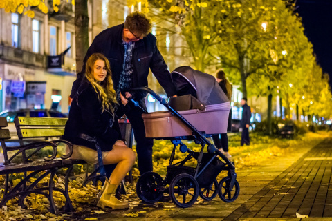 Jimmy Natoni 2w1 wózek wielofunkcyjny do 22 kg Polski Produkt - 101 Classic Grey