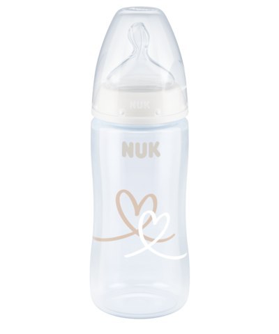 NUK 741103 Butelka FC+ 300 ml ze wskaźnikiem temperatury smoczek sil. 6-18 m FLOW CONTROL