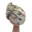 BABY 01126 Turban niemowlęcy Sweet Flowers 6-12mc