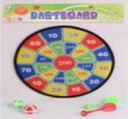 Gra zręcznościowa rzutki na rzepy dart bezpieczne lotki tarcza 28cm