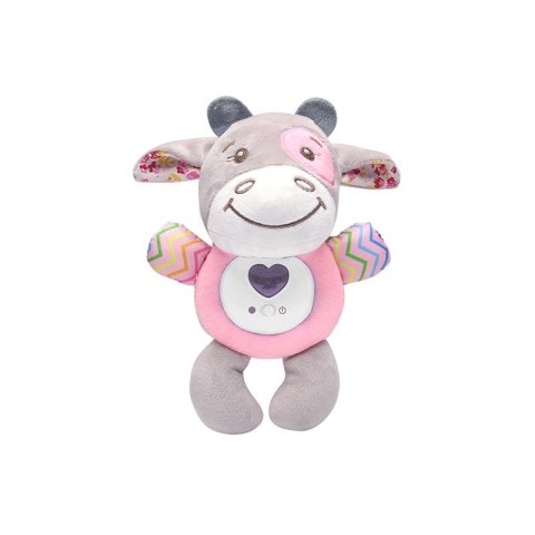 WOOPIE BABY Interaktywny Pluszak Przytulanka dla Niemowląt Światło Dźwięk Byczek Gryzak Usypiacz