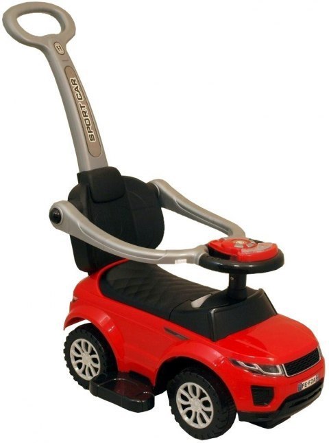 BABY MIX 41416 Pojazd z dźwiękiem 3w1 Sport Car czerwony