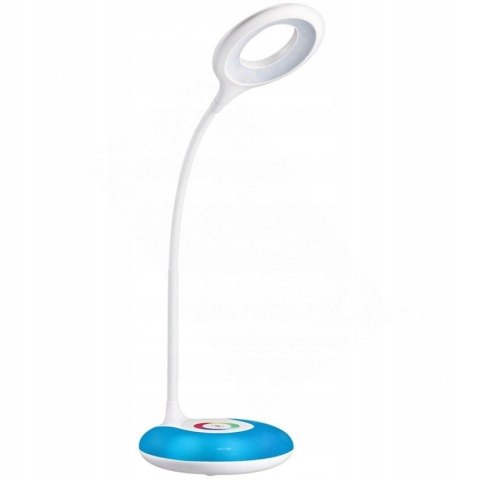 LAMPKA NA BIURKO RGB KOLOROWA LAMPA NOCNA 256 BARW OKRĄGŁA