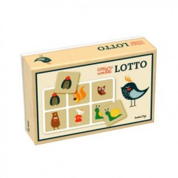 Lotto, gra planszowa dla dzieci, little woodies BARBO TOYS