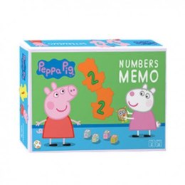 Memory dla dzieci, gra pamięciowa, liczby, świnka BARBO TOYS