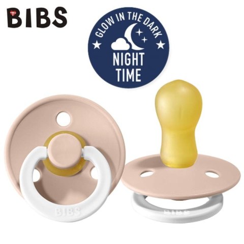 BIBS 300256 Smoczek uspokajający BLUSH NIGHT L