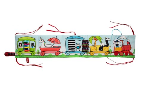 HENCZ 637 Sensoryczna Książeczka Ciuchcia