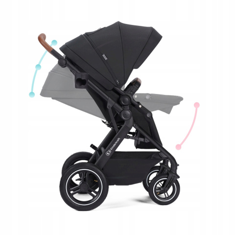 B-TOUR Kinderkraft Wózek wielofunkcyjny 3w1 z fotelikiem MINK - Black