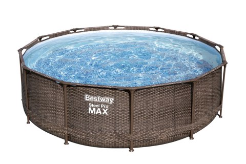 Bestway 56709 BASEN STELAŻOWY STEEL PRO MAX Z POMPĄ FILTRACYJNĄ 3.66m x 1.00m