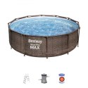 Bestway 56709 BASEN STELAŻOWY STEEL PRO MAX Z POMPĄ FILTRACYJNĄ 3.66m x 1.00m