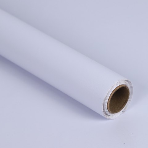 Folia rolka samoprzylepna okleina tapeta biały winyl 1,22x50m