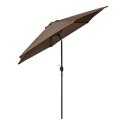 PARASOL OGRODOWY 250cm SKŁADANY BRĄZ SASNA GARDEN #H1