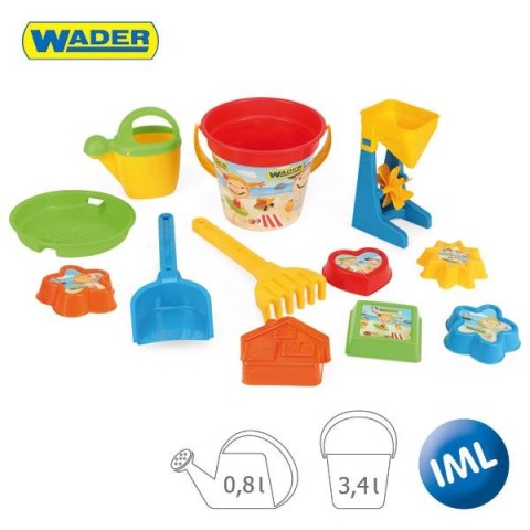 WADER 75033 Happy Summer - Kpl. do piasku z IML 12 el.
