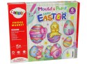 Zestaw Kreatywny DIY Gips Odlewy Magnesy Świąteczne Malowanie Jajek Wielkanoc