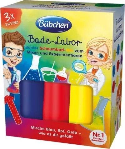 BUBCHEN 12452372 Farbki do kąpieli 3x50 ml