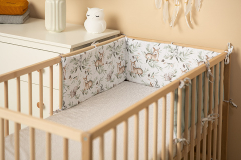 Cienki ochraniacz do łóżeczka Wafel Sensillo - SARENKI MIĘTOWY