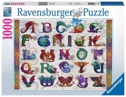 Puzzle 1000el Alfabet smoków 168149 RAVENSBURGER