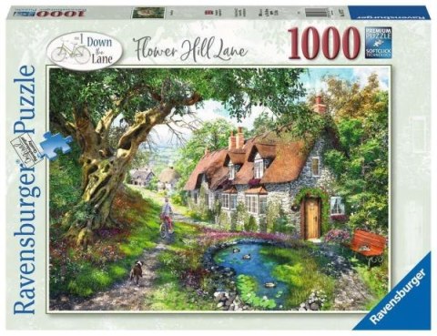 Puzzle 1000el Droga wśród wzgórza kwiatów 167777 RAVENSBURGER