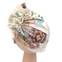 BABY 01129 Turban niemowlęcy Szyszka 3-6mc