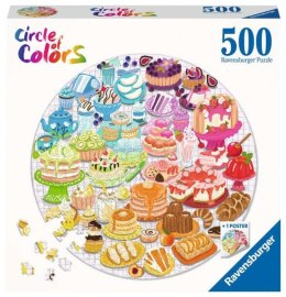 Puzzle 500el koło Circle of Colors Paleta kolorów Desery 171712 RAVENSBURGER