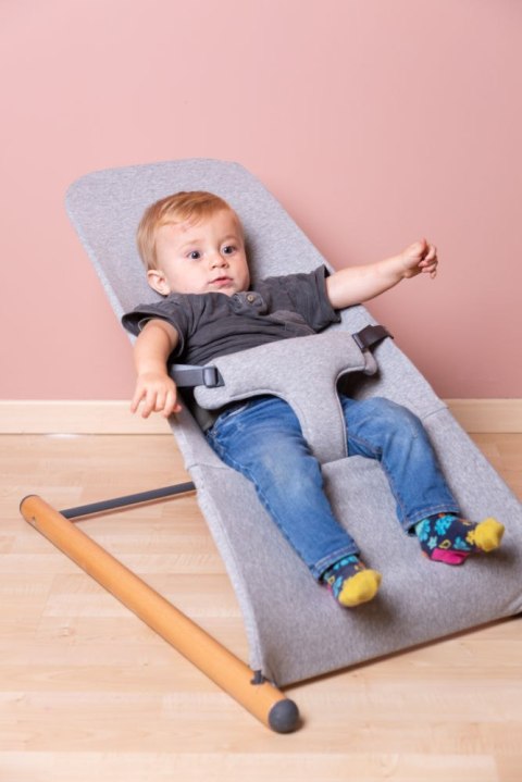 Childhome Leżaczek bujany Evolux Jersey Grey