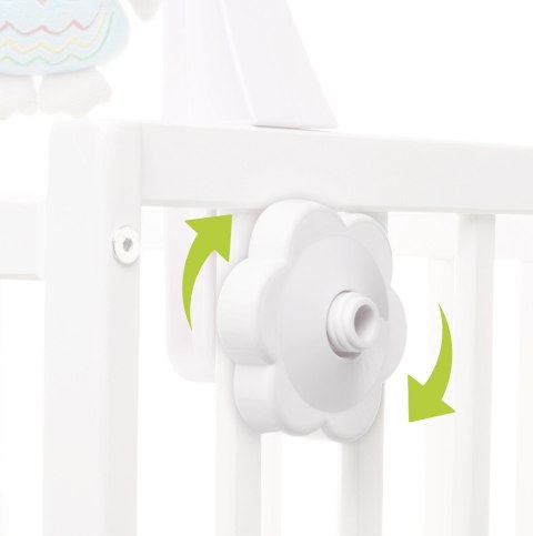 Play & Edu karuzela pluszowa sowa niebieska szara