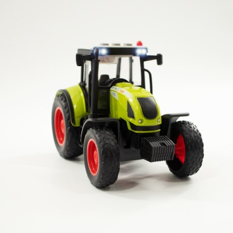 TRAKTOR 18 CM. ZE ŚWIATŁEM I DŹWIĘKIEM