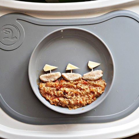 TWISTSHAKE 78154 Miska Bowl 6+m Pastel Grey