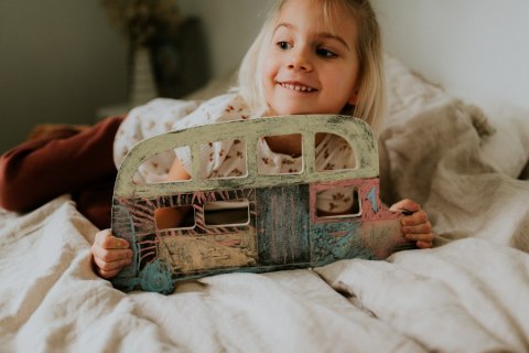 MILIN Tabliczka Retro Autobus