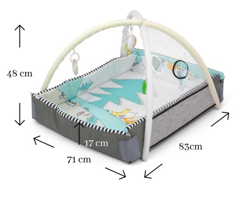 MILLY MALLY 3244 Mata niemowlęca 5w1 Lolly Elephant