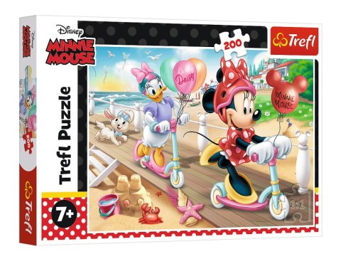 TREFL 13262 Puzzle ''200'' Minnie na plaży