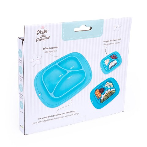 GILIGUMS GG 50266 Talerzyk z podkładką turkusowy