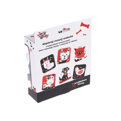 JOLLYBABY JB 80568(1) Książeczka Farma sensory