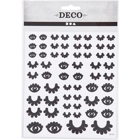 Naklejki Oczy z Rzęsami