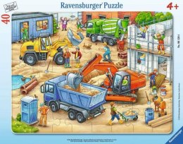 Puzzle 40el Wielkie pojazdy budowlane 061204 RAVENSBURGER