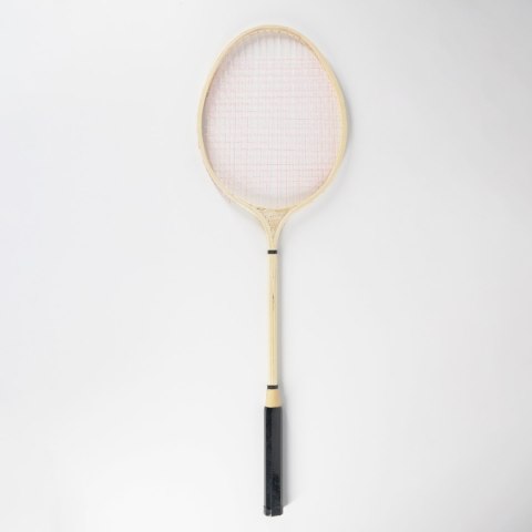 Badminton drewniany 65,5 cm w siatce