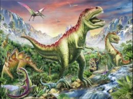 Malowanie po numerach Dinozaur T-Rex 40 x 50 6179