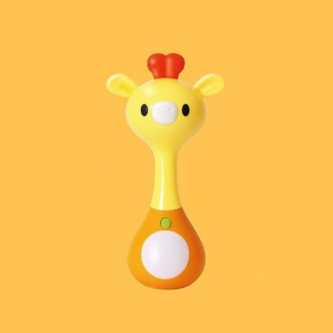 B-Sensoryczna grzechotka gryzak Light&Music ŻYRAFA