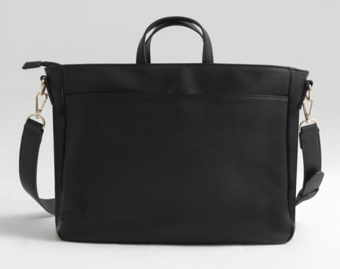 ELEN LUX JOISSY torba dla mamy oraz organizer do wózka w jednym - Black/Silver