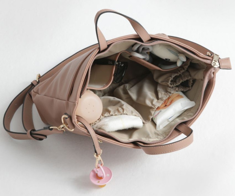 ELEN LUX JOISSY torba dla mamy oraz organizer do wózka w jednym - Camel